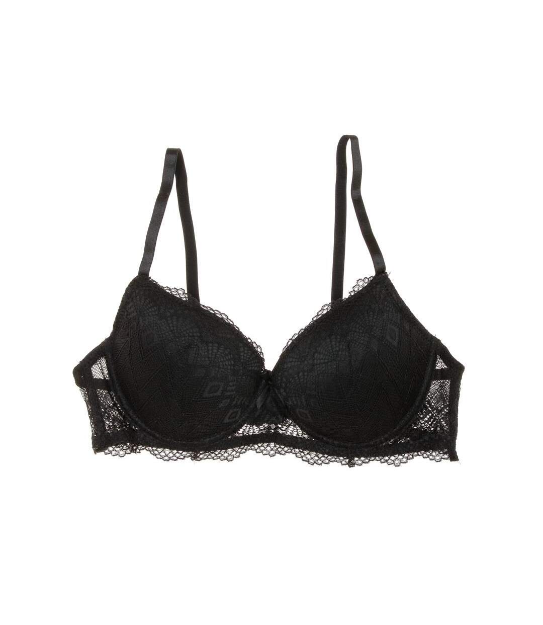 Soutien gorge noir femme les petites bombes lila-1