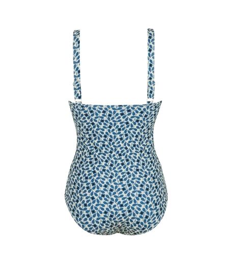 Maillot de bain 1 pièce orla kiely femme bleu Regatta