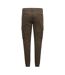 Mens Frentons Cargo Trousers Khaki Crosshatch-2