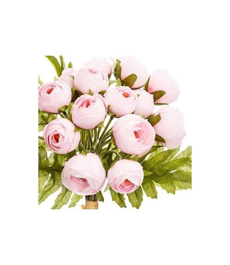 Bouquet de Fleurs 18 Mini Camelia 30cm Rose