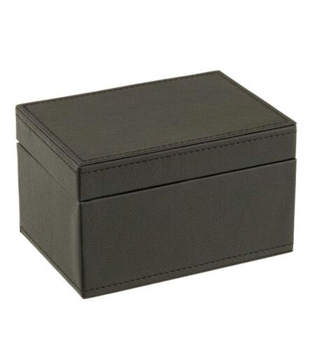 Boîte Jeux de Cartes Ezra 17cm Noir