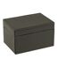 Boîte Jeux de Cartes Ezra 17cm Noir-2