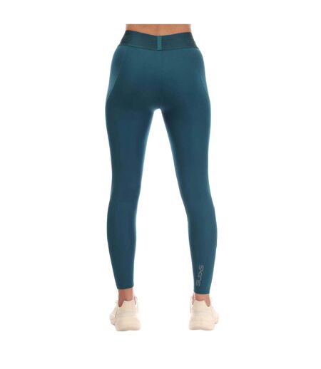 Womens/ladies Series-2 Long Leggings Teal Skins