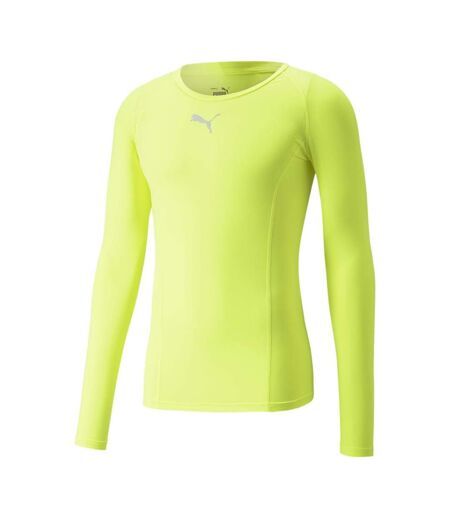 T-shirt de Training Jaune Fluo Homme Puma Liga - L