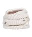 Cache-Cou Femme Épais Tricot avec Doublé Polaire-1