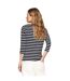 T-shirt Motif/style Rayé Femme Bleu Marine Tommy Hilfiger-3