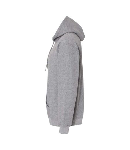 Sweat À Capuche Adulte Graphite Chiné Gildan