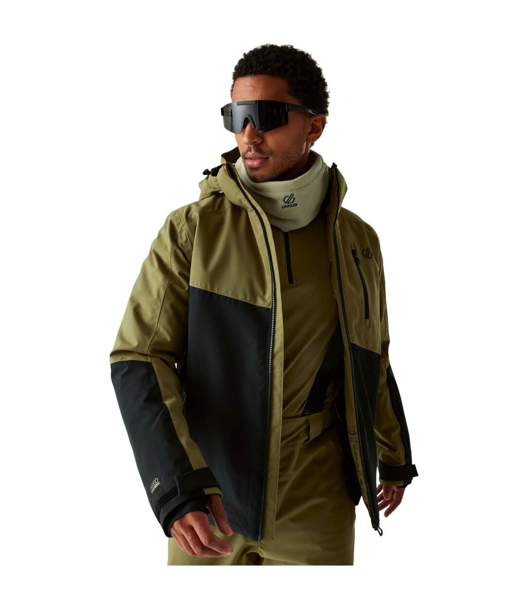 Blouson De Ski Halfpipe Homme Vert Olive Dare 2B-1