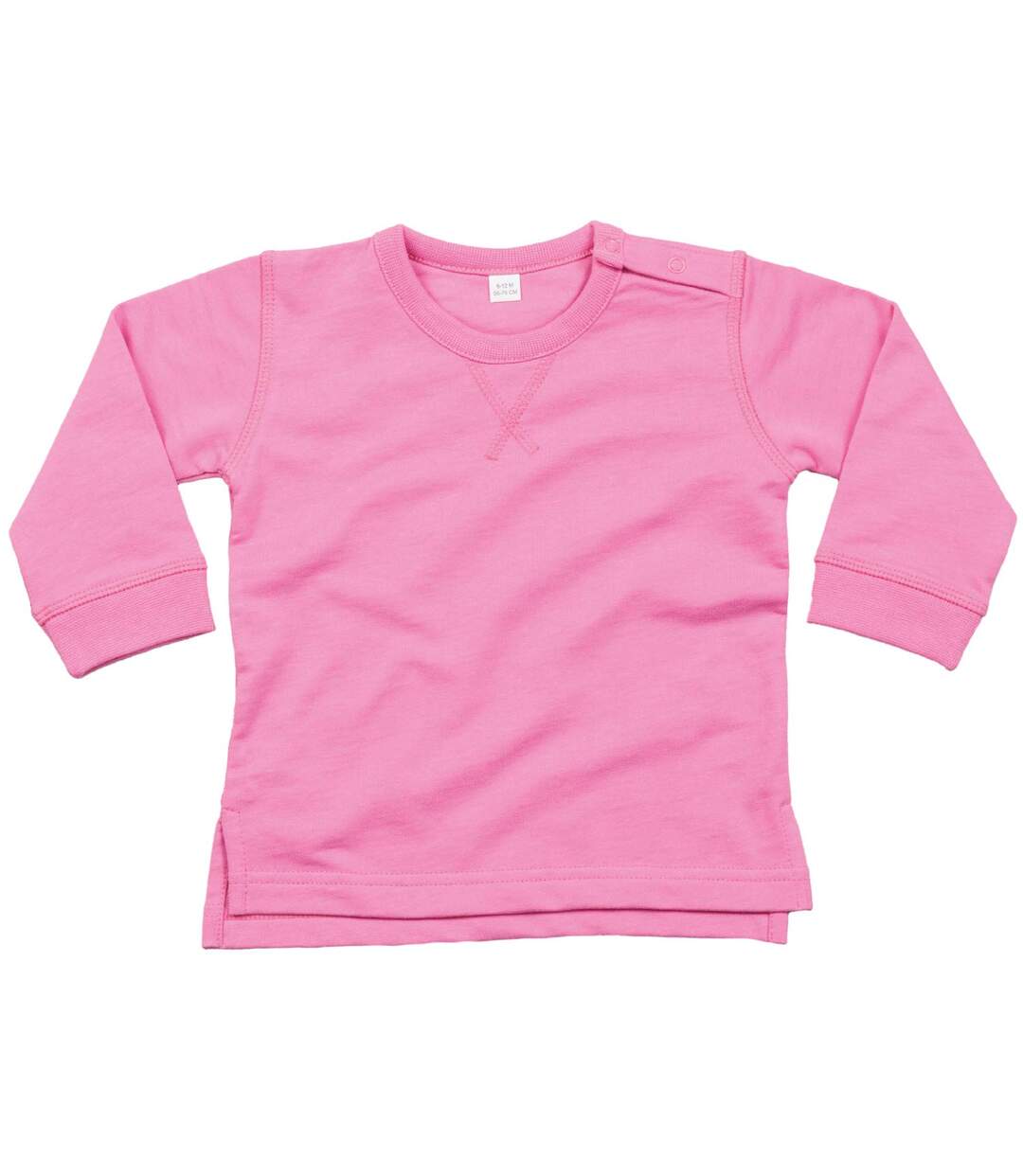 Sweat bébé rose chewing-gum Babybugz-1