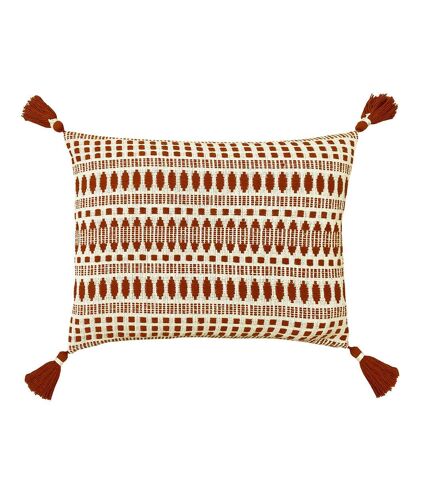 The Linen Yard Ganado Woven Throw Pillow Cover (Pecan) (One Size)