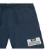 Short De Jogging Motif/style Logo Parma Homme Bleu Foncé Argenté Weekend Offender-3