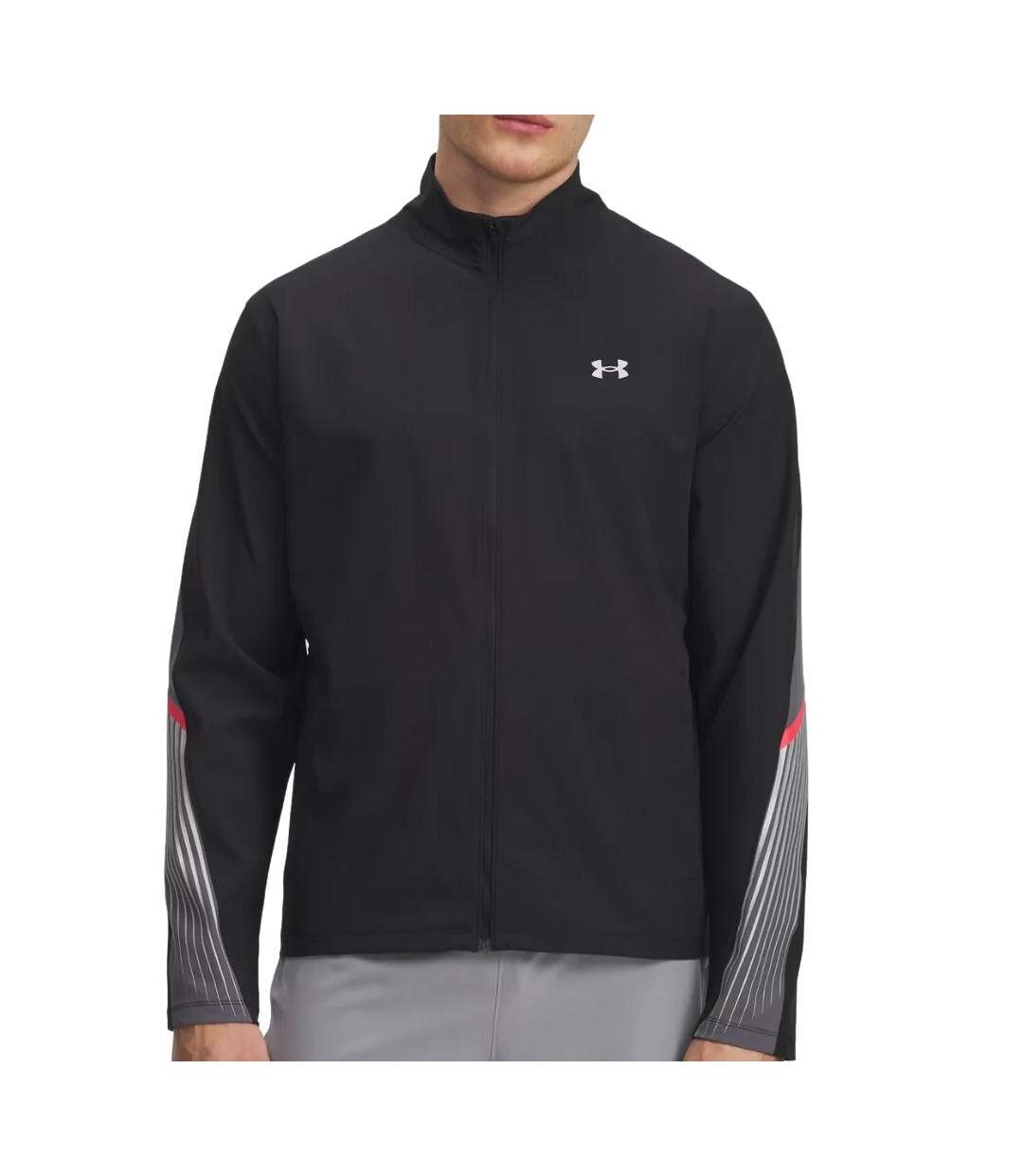 Veste de survêtement noire homme under armour velociti-1