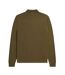 Polo Manches Longues Motif Uni Adulte Vert Kaki Fred Perry-2