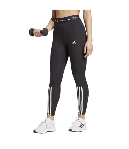 Collant Techfit Femme Noir Adidas