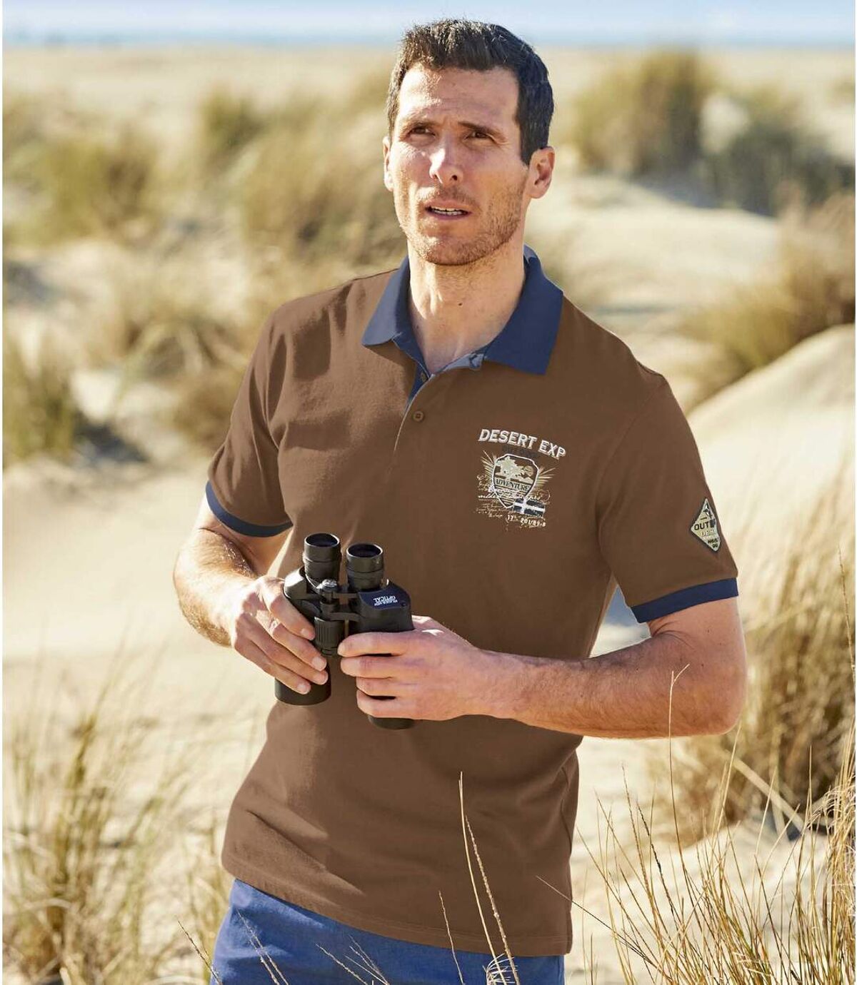 Set van 2 polo’s Outdoor Desert Atlas For Men