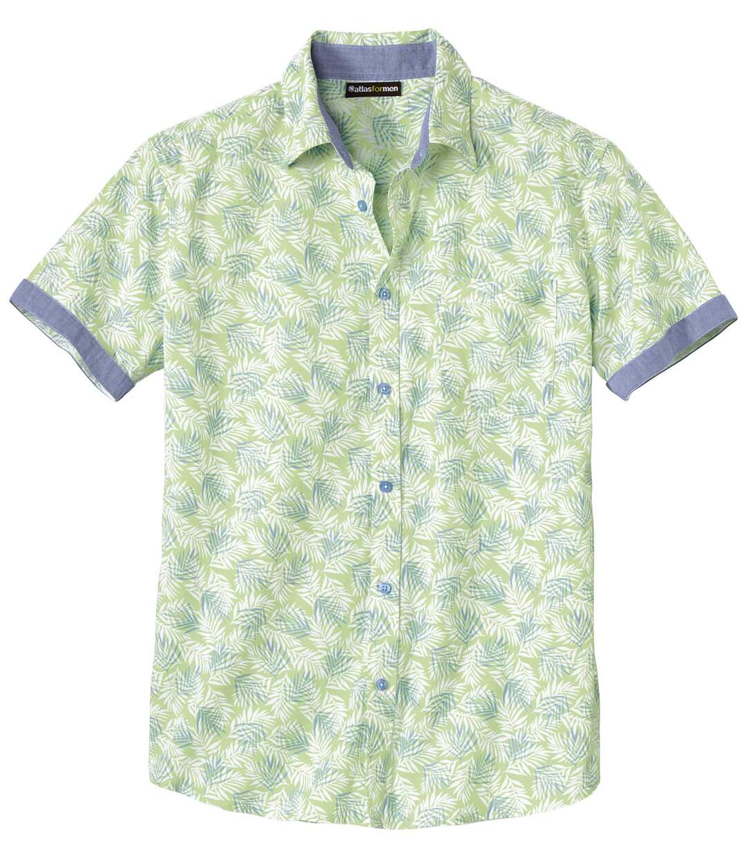 Рубашка из Хлопка "Пальмы" Atlas For Men