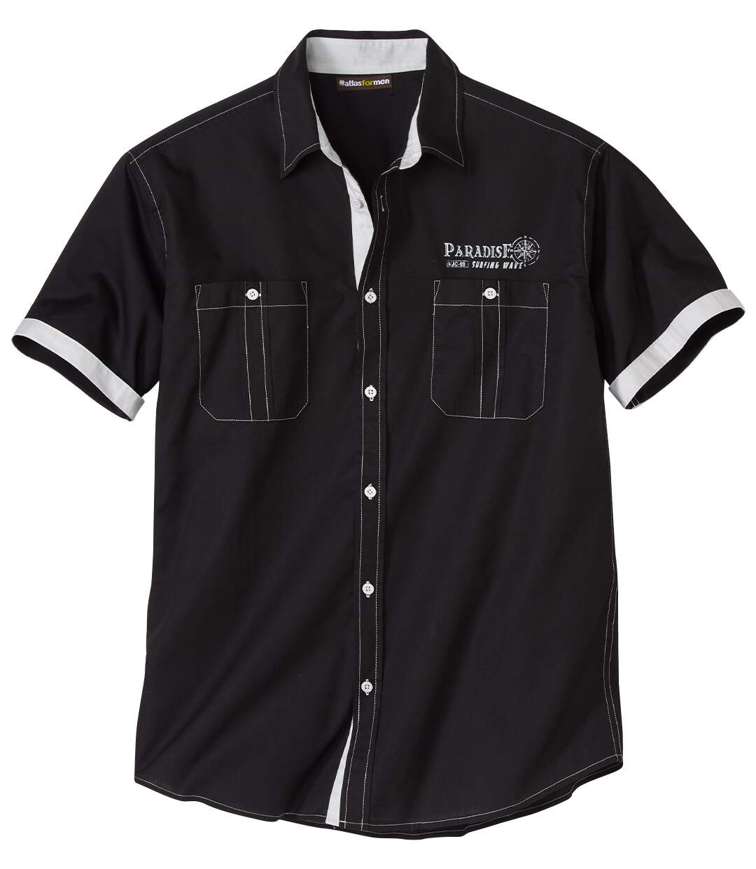 Chemise Pilote Noire Paradise