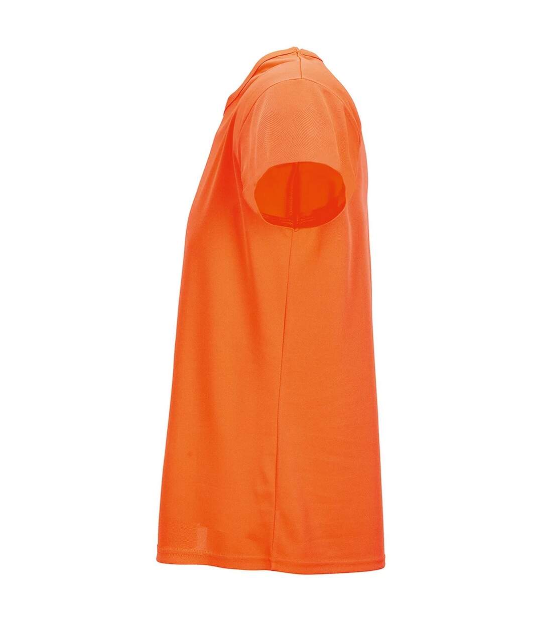 T-shirt Sprint Adulte Orange Néon SOLS-3