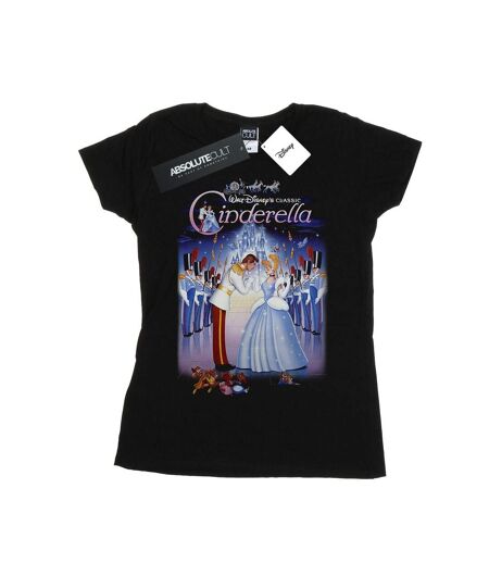Disney - T-shirt CINDERELLA COLLAGE POSTER - Femme (Noir) - UTBI16320