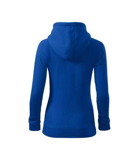 Womens/ladies Trendy Hoodie Blue Malfini