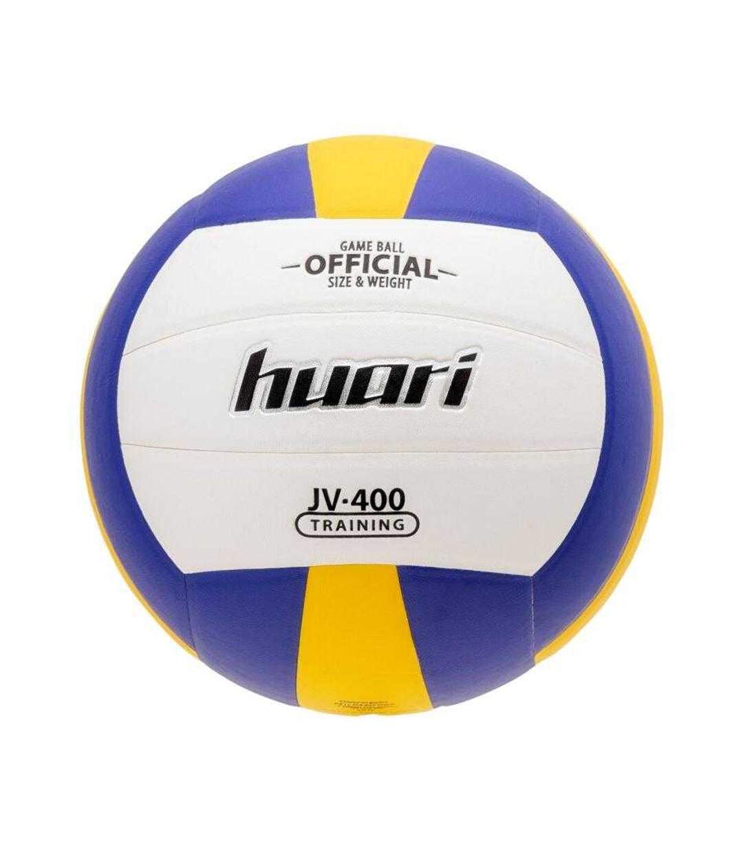 Ballon De Volley-ball Motif/style Contrasté Siles Taille 5 Blanc Bleu Jaune Huari-1