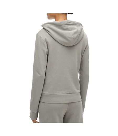 Sweat à capuche gris femme superdry plain hood - l