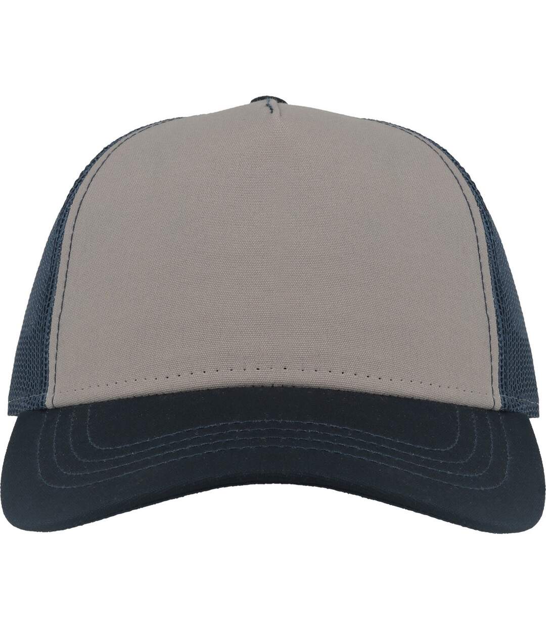 Casquette trucker rapper adulte gris / bleu marine Atlantis-1