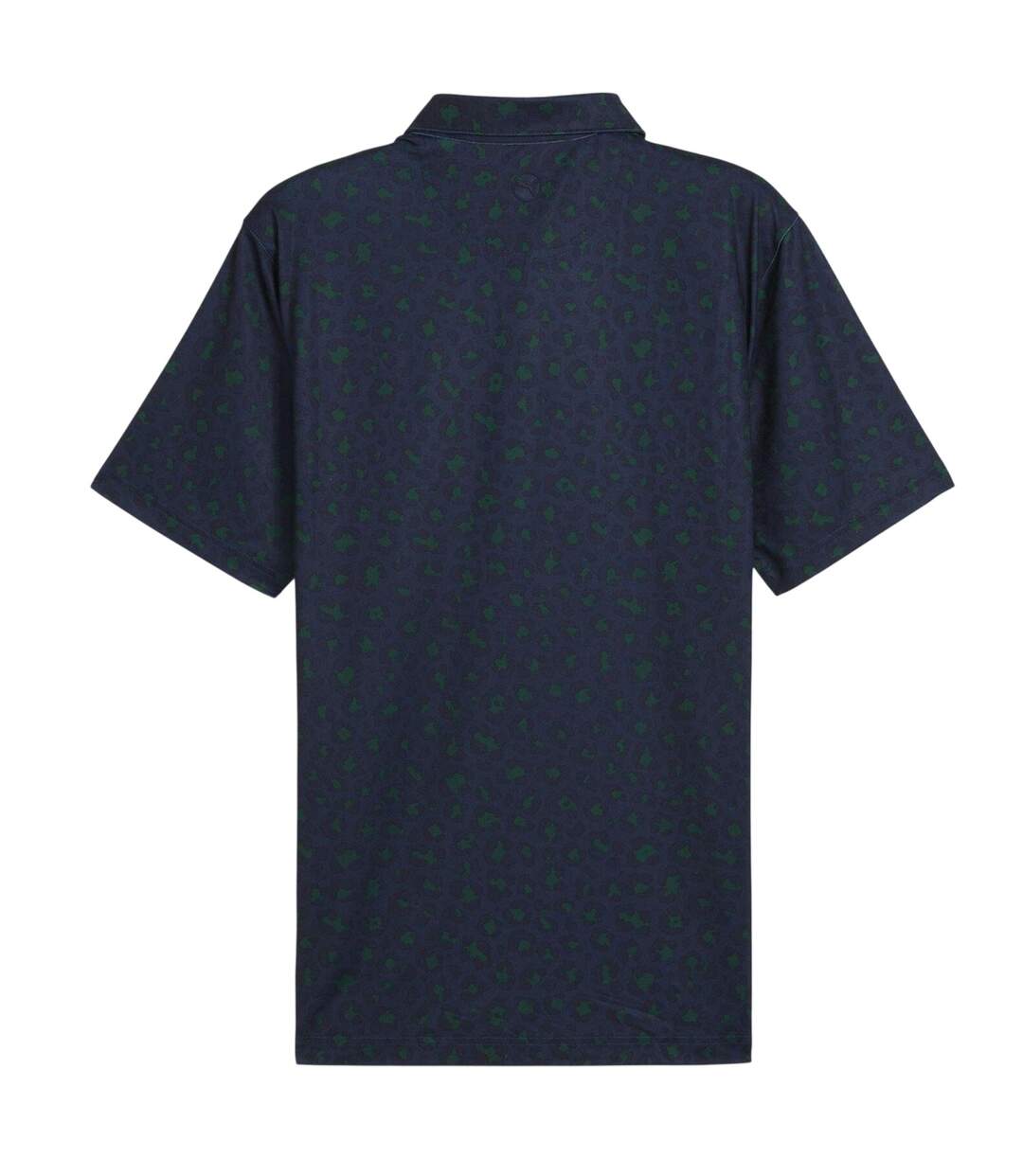 Mens Cloudspun Rosette Tailored Polo Shirt Deep Navy Puma-2