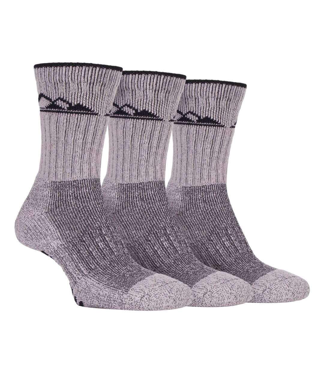 3 Pr Chaussettes Randonnée Femme Coton pour Été-1