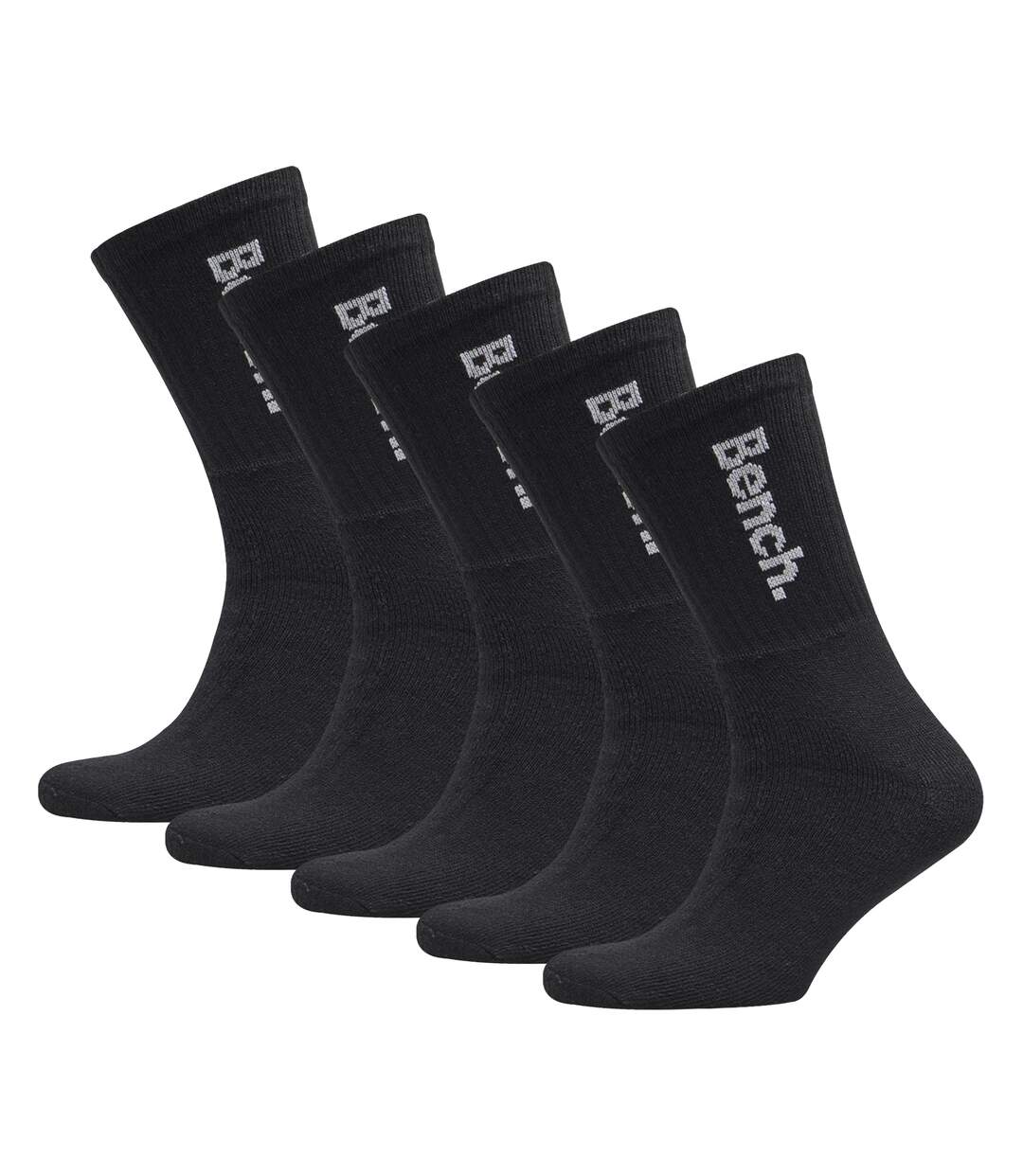5 Pairs Mens Crew Cotton Socks - Sport Breathable Comfort Socks-1