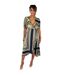 Robe Portefeuille Motif/style Imprimé Foulard Femme 36 Fr Vert Kaki Imprimé Ax-4