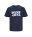 T-shirt Marine Homme Jack & Jones Dust - XL