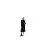 Womens/ladies Pleated Midi Skirt Black Lacoste-1