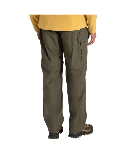 Pantalon À Taille Haute Semi-élastiquée 2-en-1 Kiwi Homme Kaki Craghoppers