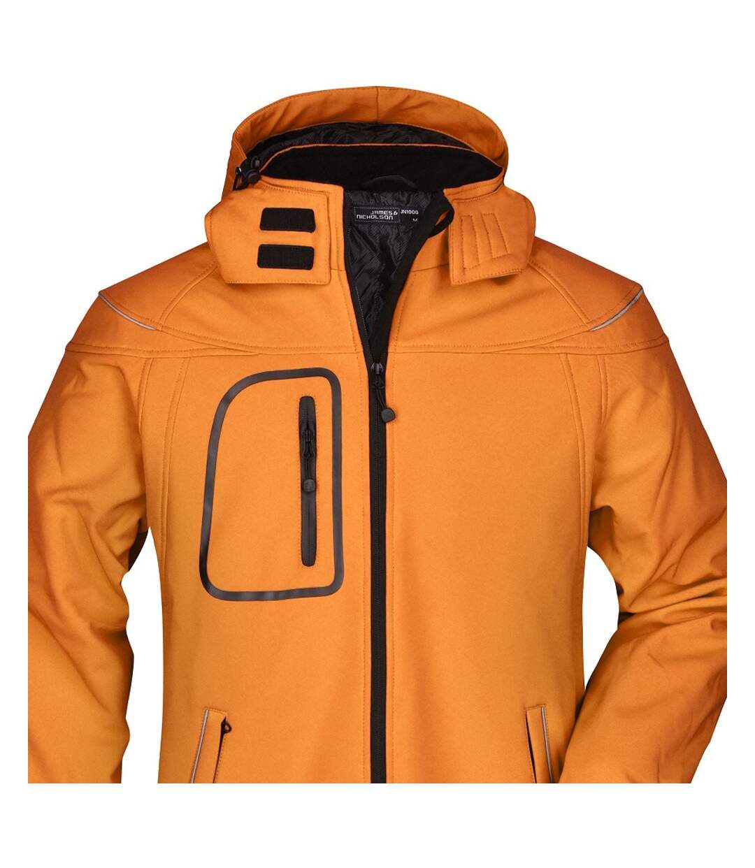 Veste Softshell Homme Orange James And Nicholson-2