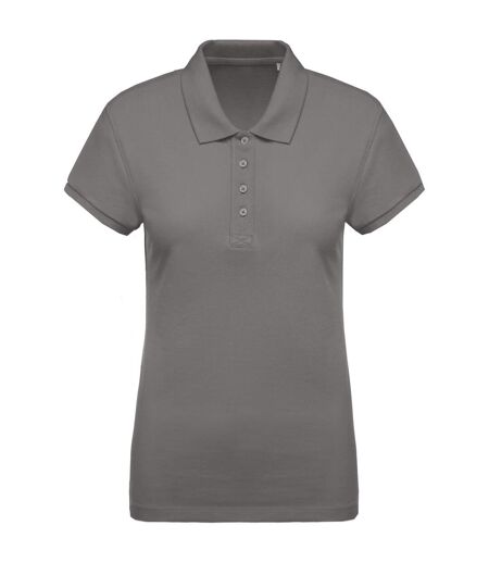 Polo femme gris pâle Kariban