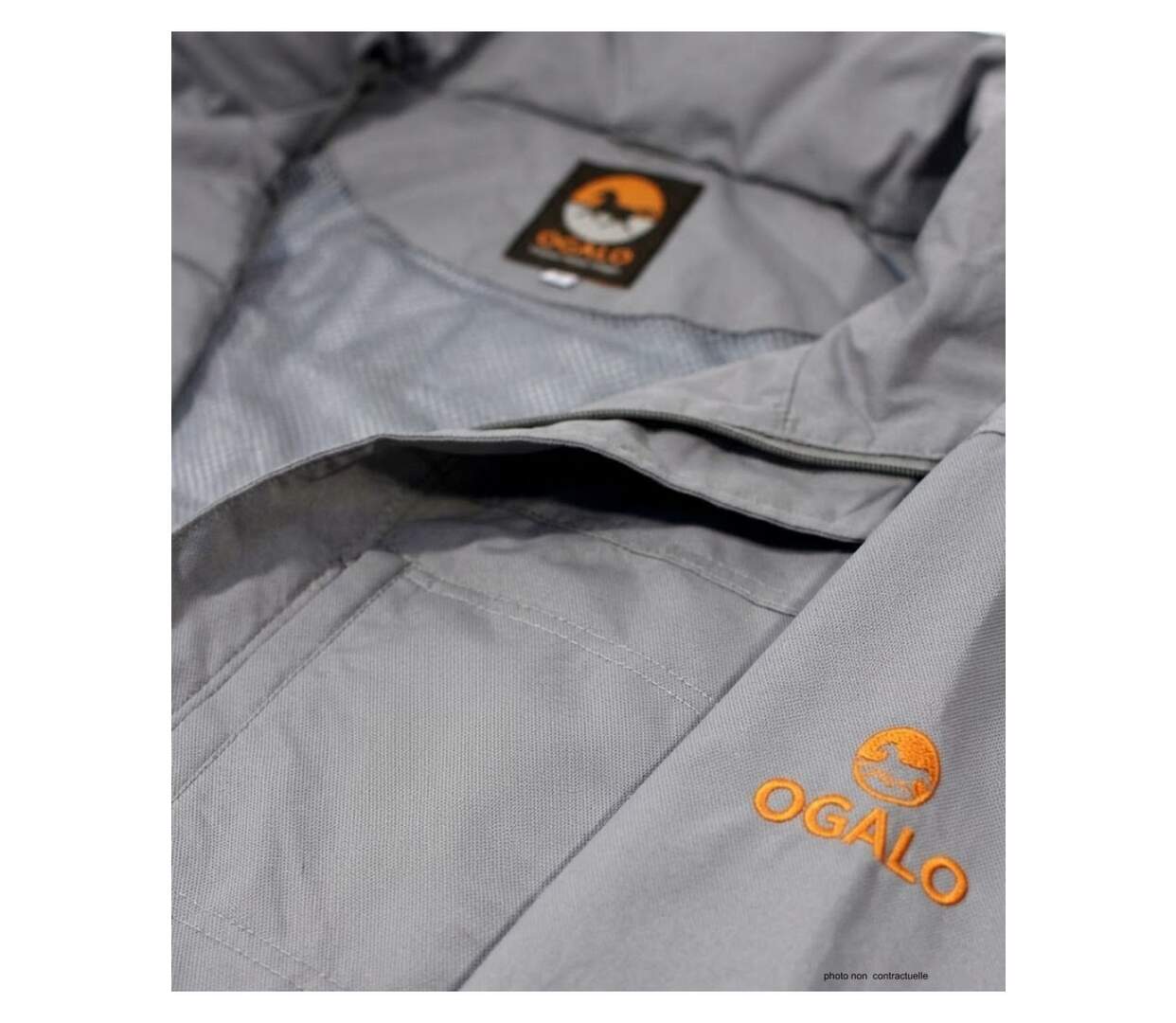 Coupe-vent Homme OGALO 919072 gris : la protection outdoor discrète et efficace-4