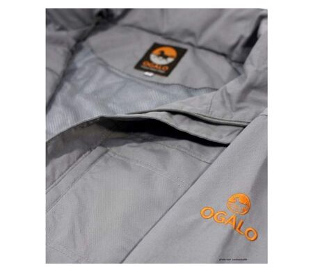 Coupe-vent Homme OGALO 919072 gris : la protection outdoor discrète et efficace