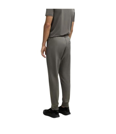 Mens Hadiko Side Stripe Regular Jogging Bottoms Pastel Grey Boss