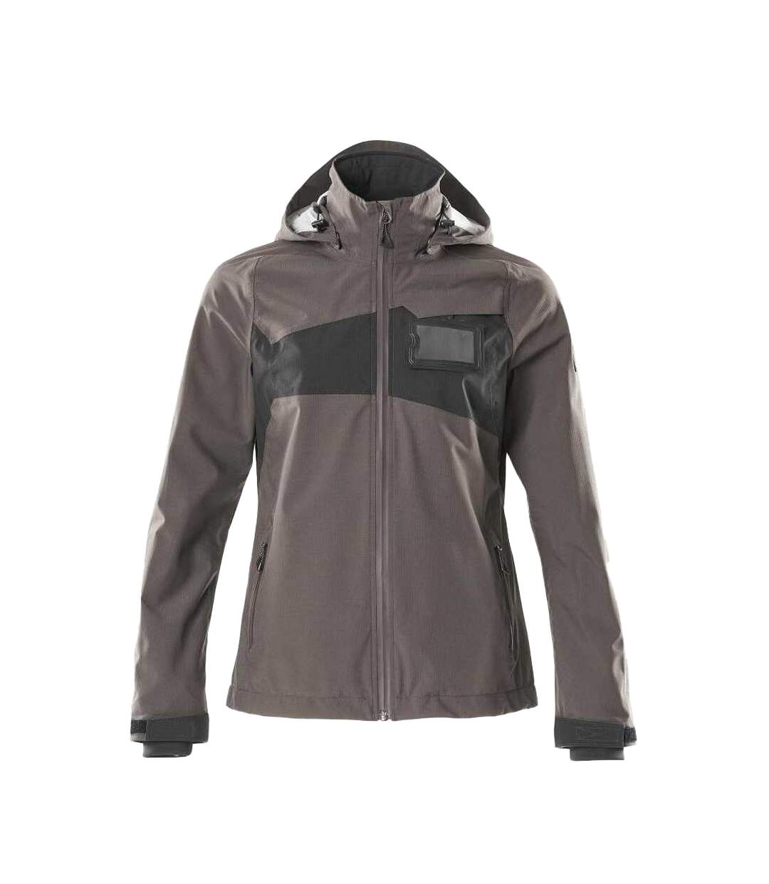 Womens/ladies Accelerate Shell Jacket Dark Anthracite Black Mascot-1