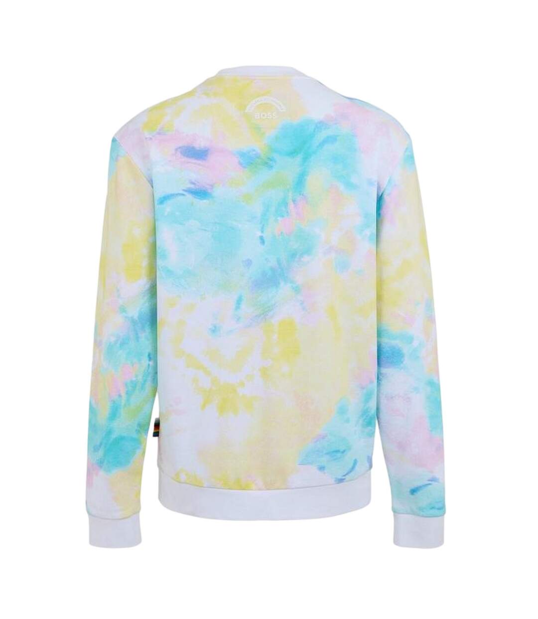 Sweat Motif/style Tie-dye Homme Blanc Boss-2