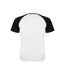 T-shirt indianapolis adulte blanc / noir uni Roly-2