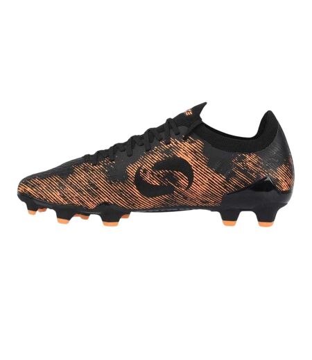 Chaussures De Foot Pour Terrain Ferme Motif/style À Rayures Homme Noir Orange Sondico