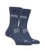 2 Pack Men's Wool Mix Boot Socks | Heavy Duty Crew Thermal Outdoor Socks-1