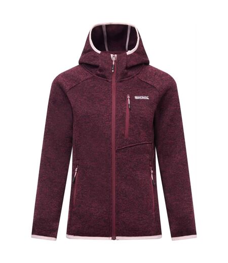 Womens/ladies Newhill Hooded Fleece Jacket Fig Regatta