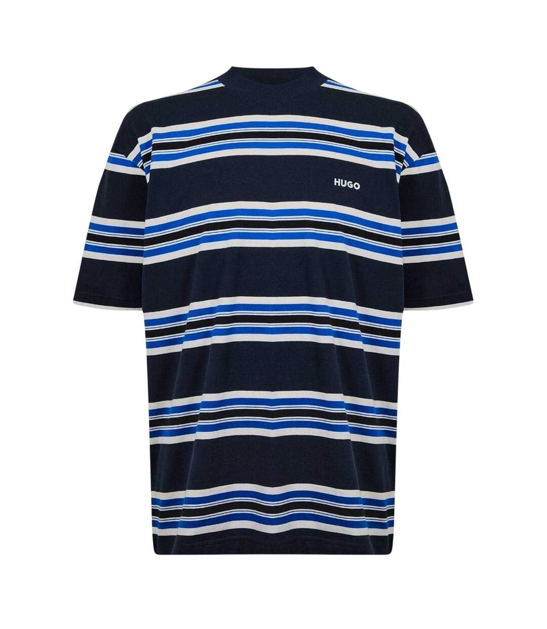 T-shirt Motif/style À Rayures Natinolo Homme Bleu Foncé Hugo-1
