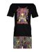 Mens Action Pose Cotton Pyjama Set Black Multicoloured Deadpool & Wolverine-4
