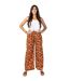 Pantalon femme ethnique MILLY orange Coton Du Monde-1