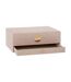 Boîte à Bijoux en Velours Enya 27cm Beige-2