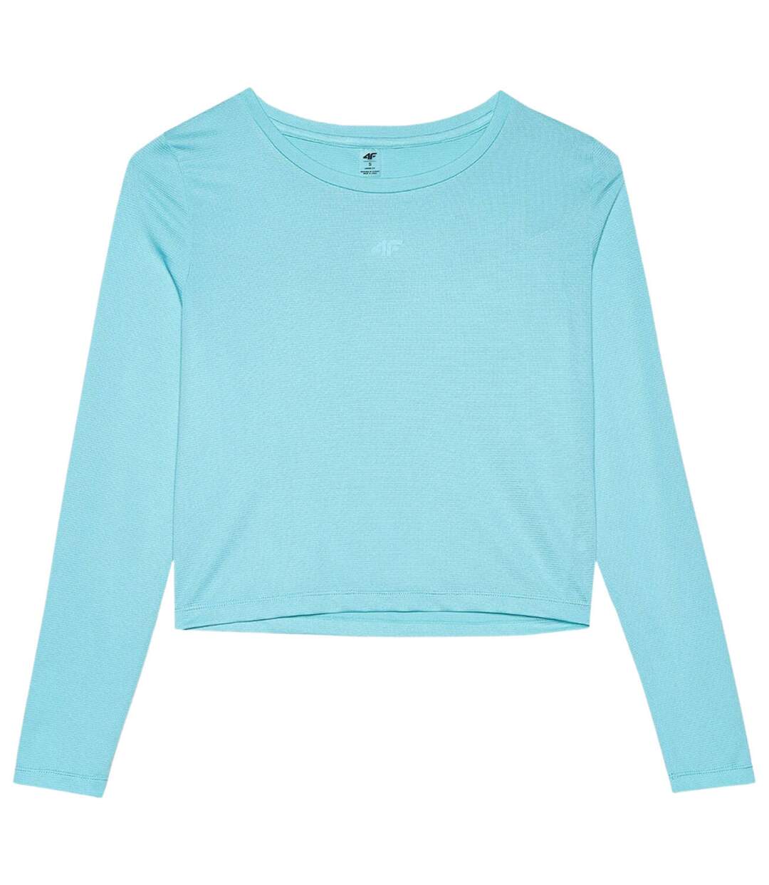 T-shirt Manches Longues Wss24tflof218 Femme Bleu 4F-2